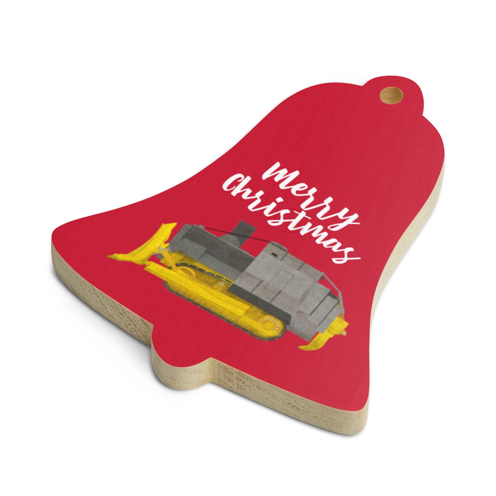 Killdozer Wooden Christmas Ornaments