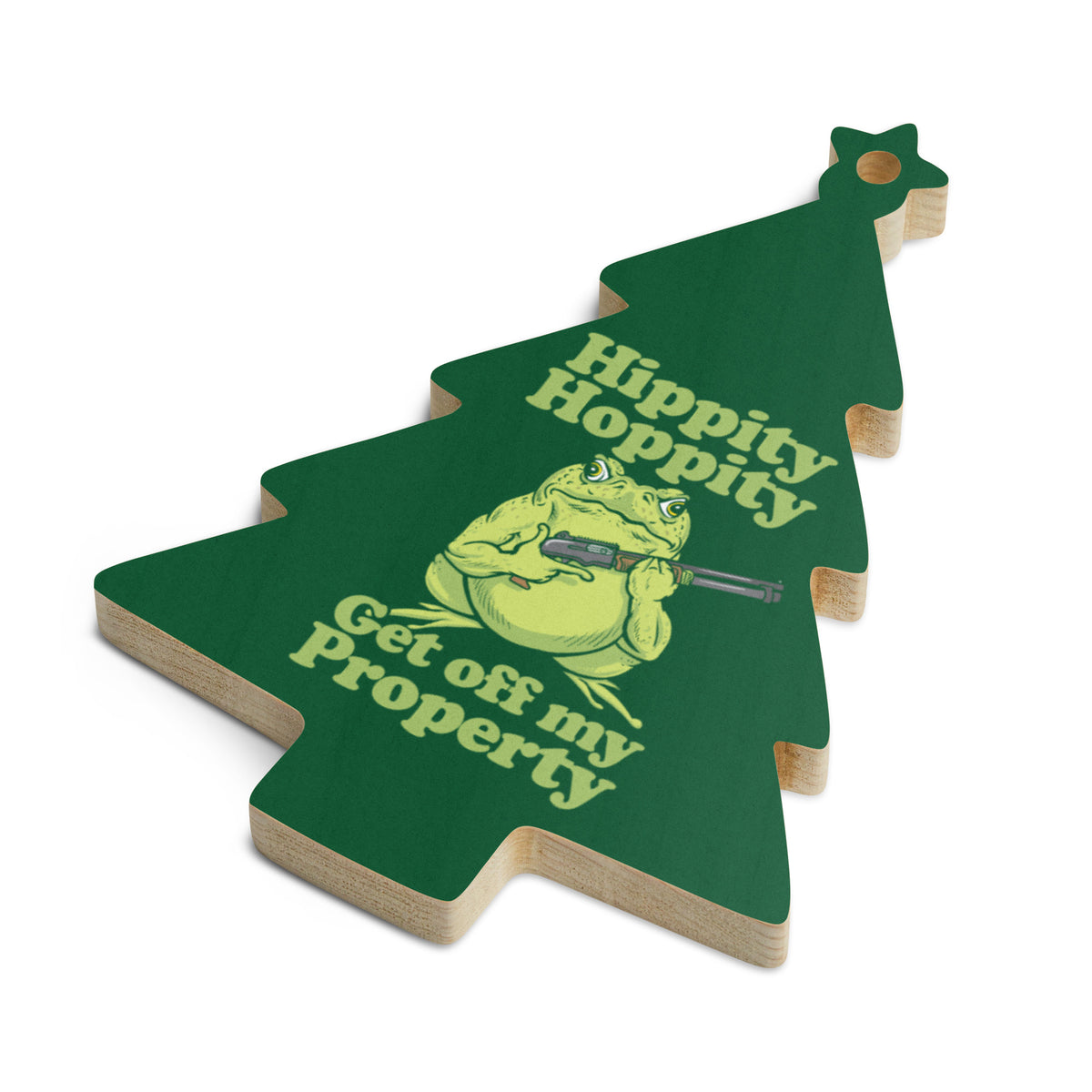 Hippity Hoppity Get of My Property Wooden ornaments