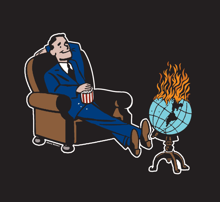 Watch the World Burn T Shirt Liberty Maniacs