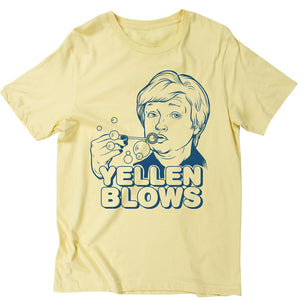 Janet Yellen Blows (Bubbles) T-Shirt