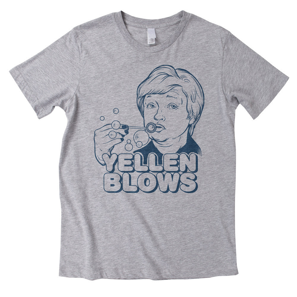 Janet Yellen Blows (Bubbles) T-Shirt