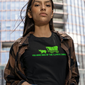 You Have Died of Climate Change Oregon Trail T-Shirt