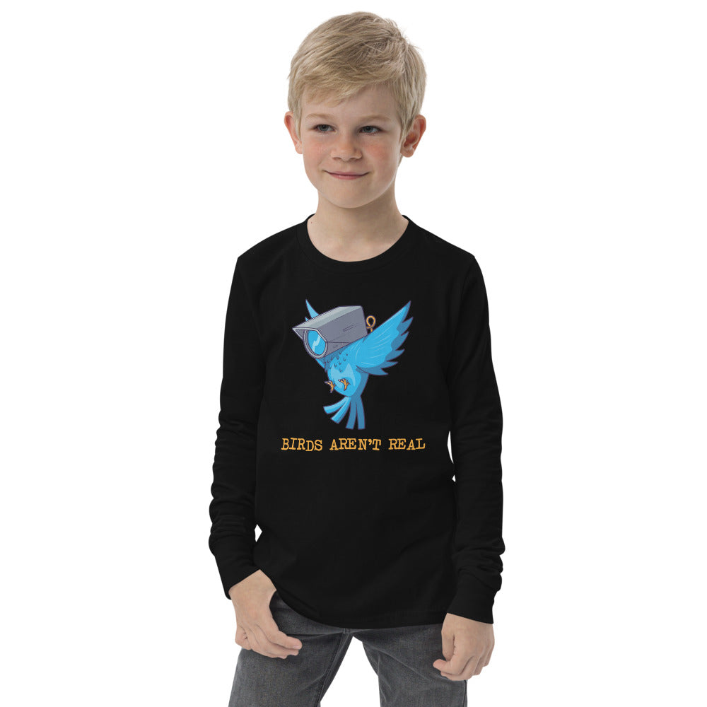Birds Aren&#39;t Real Youth Llong Sleeve Tee