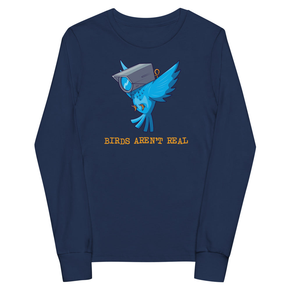 Birds Aren&#39;t Real Youth Llong Sleeve Tee
