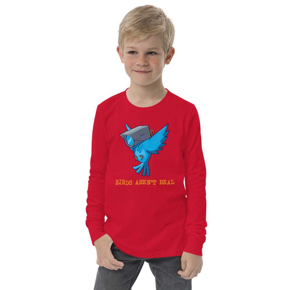 Birds Aren't Real Youth Llong Sleeve Tee