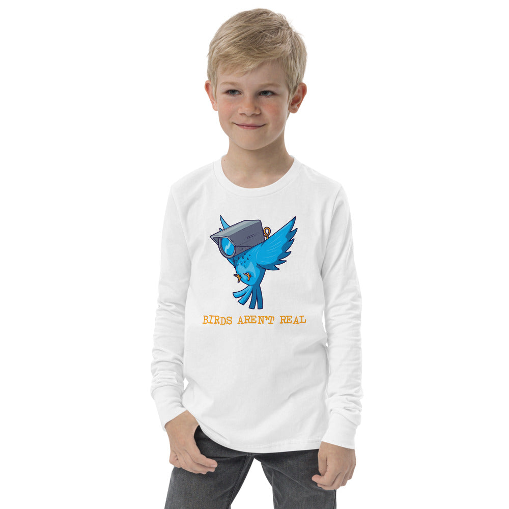 Birds Aren't Real Youth Llong Sleeve Tee