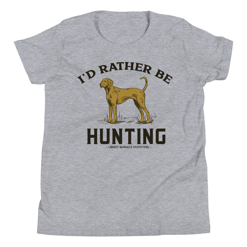 I&#39;d Rather Be Hunting Youth Short Sleeve T-Shirt