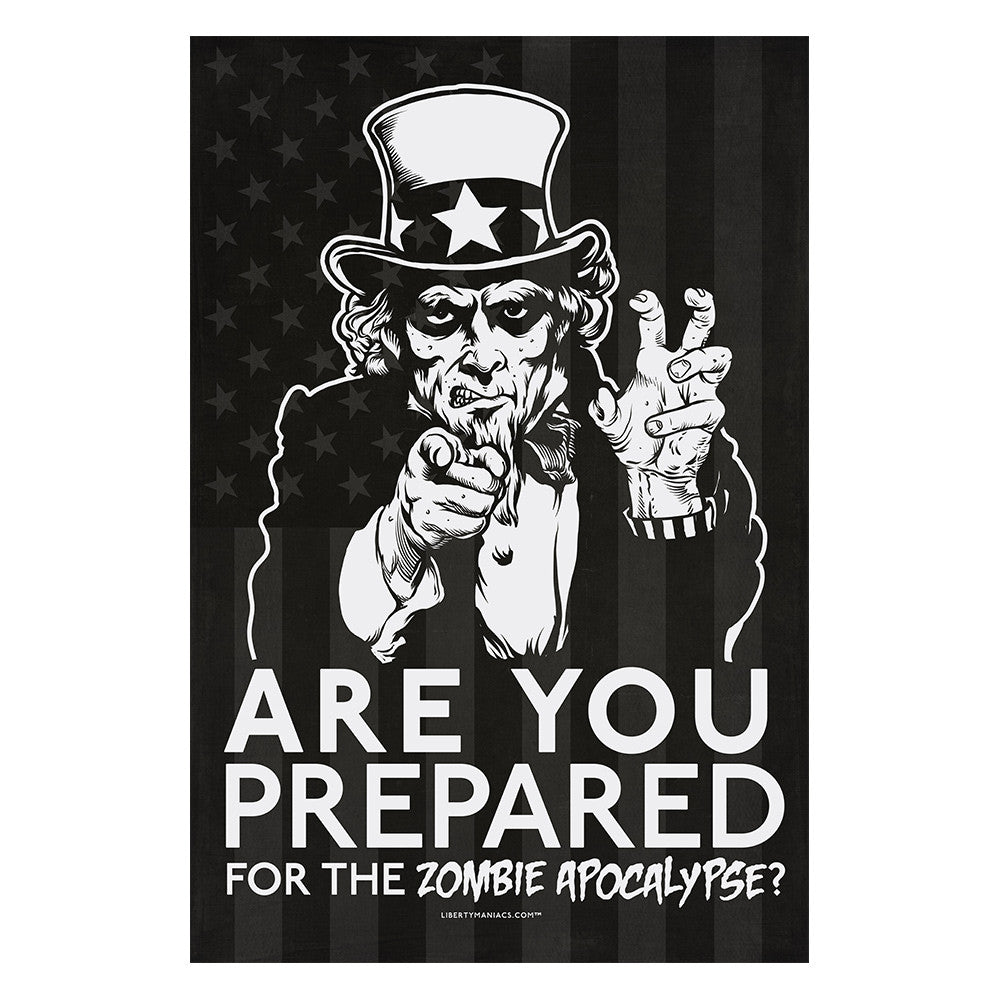 Zombie Uncle Sam Poster